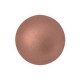 Les perles par Puca® Cabochon 18 mm - Copper gold mat 00030/01780